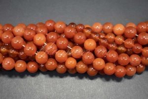 Сердолик однотонный шар А - 6 мм