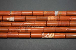 Яшма красная цилиндр 8*16 мм