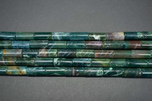 Яшма моховая цилиндр 8*16 мм