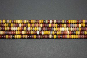 Яшма мукаит рондель 4*2 мм