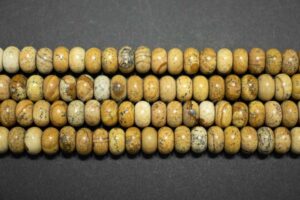 Яшма песчаная рондель 8*5 мм