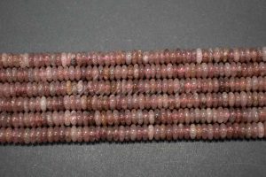 Земляничный кварц рондель 6*2 мм